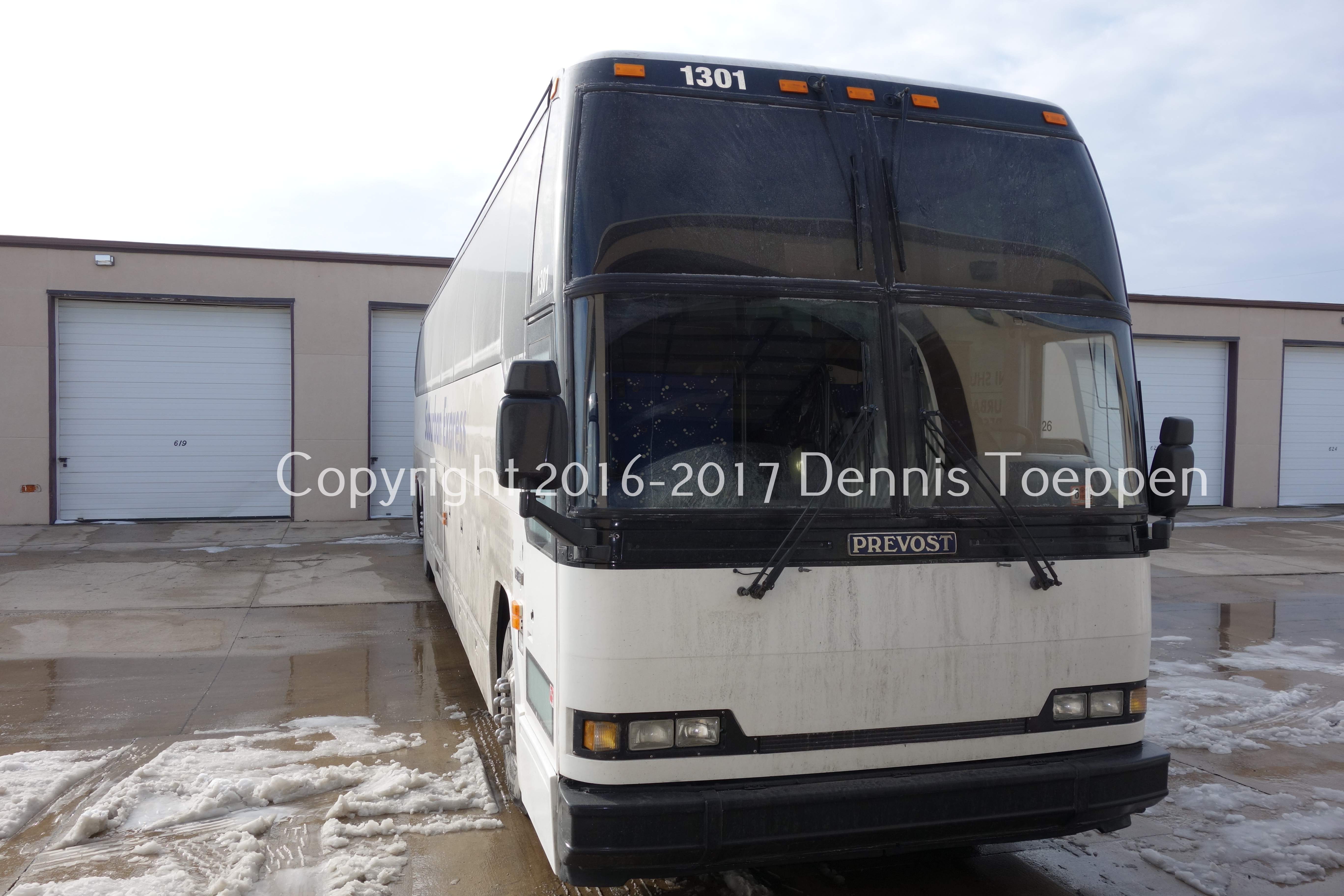 Dirty Suburban Express Bus