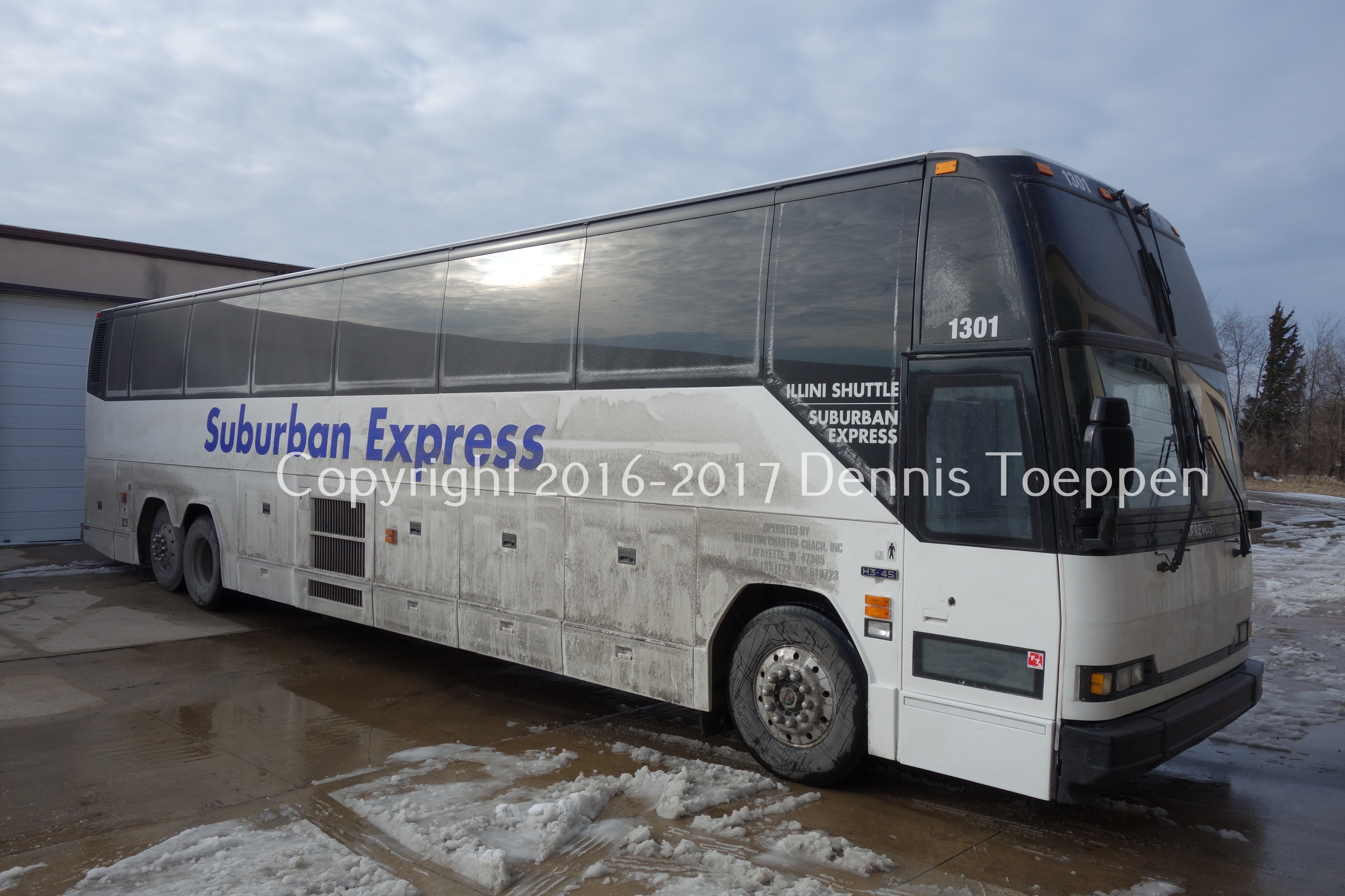 Dirty Suburban Express Bus