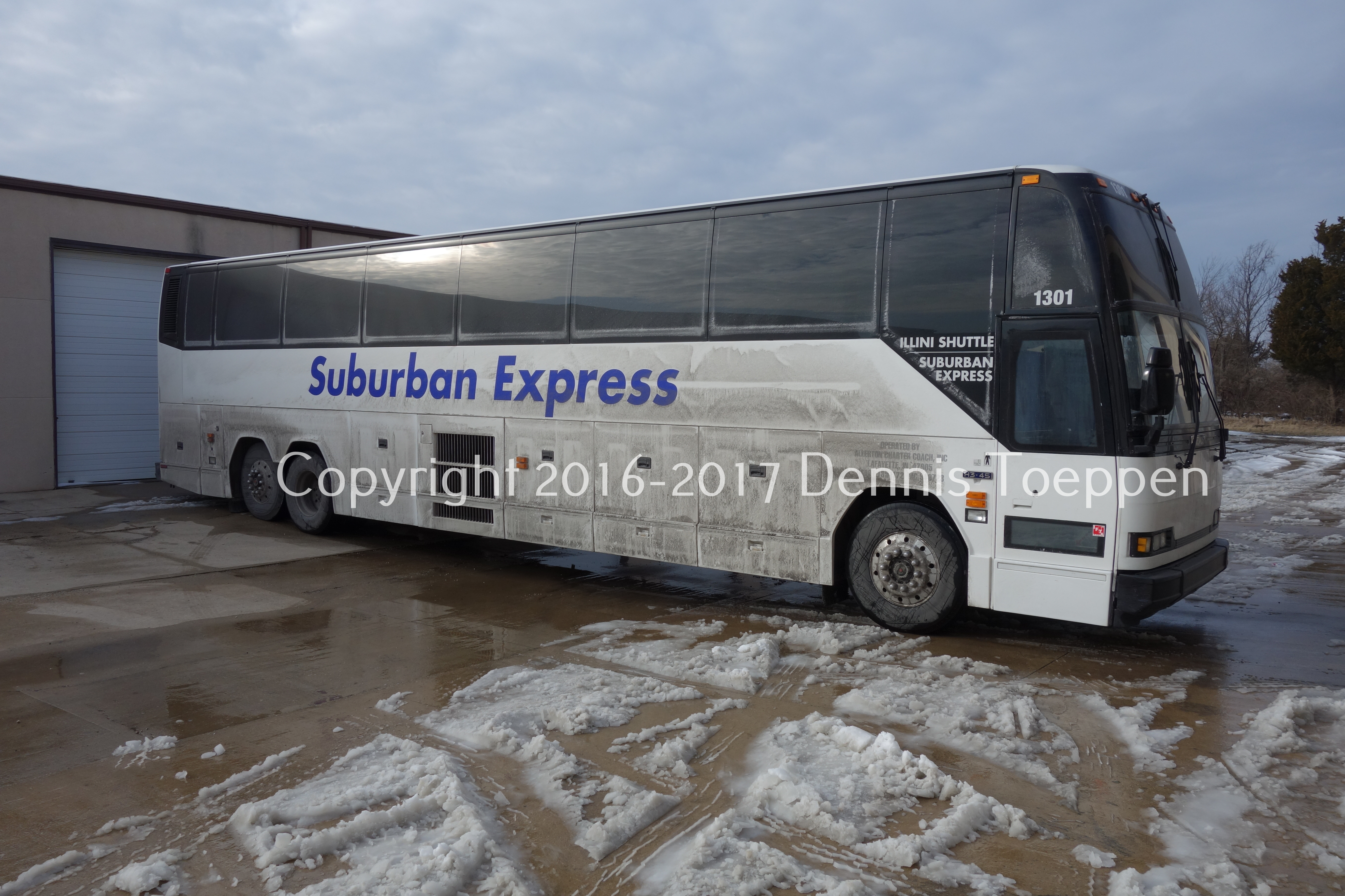 Dirty Suburban Express Bus